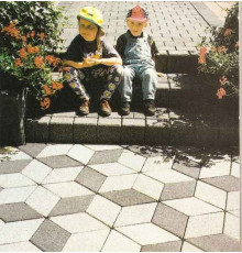 Тротуарная плитка Ромб