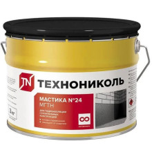 Мастика гидроизоляционная ТЕХНОНИКОЛЬ № 24 МГТН, 3 кг